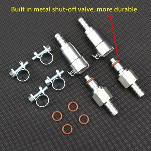 2 pairs BMW 5/16" Gas Fuel Line Hose Quick Release Disconnect Coupling Kit Set - Bild 2 von 9