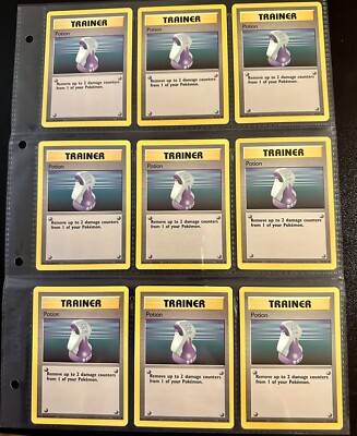 Pokémon “Potion” Trainer Base Set 94/102 Never Played EXELLENT ...