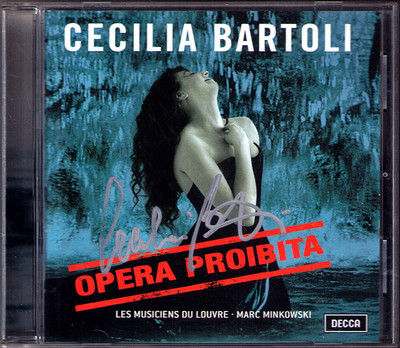 Cecilia BARTOLI Signiert OPERA PROIBITA Minkowski CD Handel Scarlati Caldara
