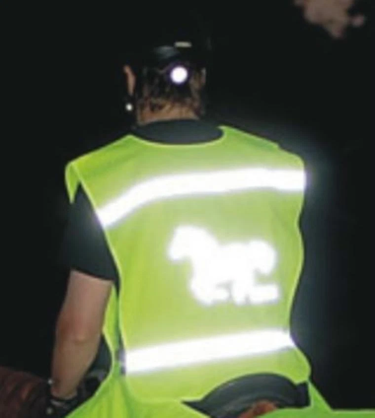 HKM Warn-Reitweste Warnweste Universalgröße Kinder und Erwachsene NEU