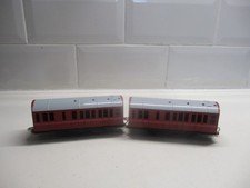 tomy trackmaster thomas the tank engine train set 2 red express coaches