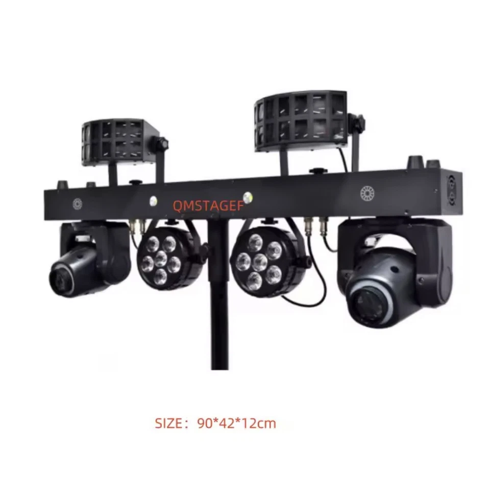 Dj Bar Dynamic 2 Butterfly 2 Beam Pattern 2 Strobe 2 Laser Integrated Light - Image 4 of 4