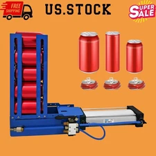 Pneumatic Can Crusher (6 Cans): Aluminum Recycling Smasher, Fast Operation