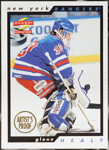 1996 Score Glenn Healy #34 card