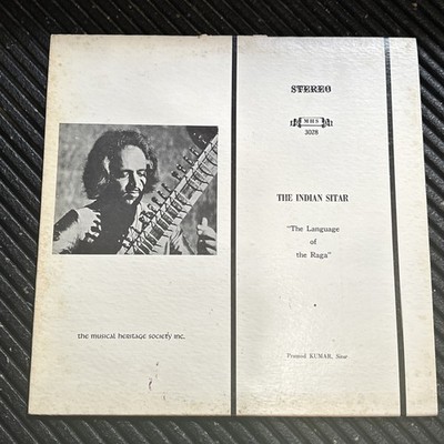 PRAMAD KUMAR THE INDIAN SITAR The Language Of The Raga LP MHS STEREO SHANKAR