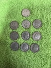 Silver Proof Roosevelt Dime Lot (10) Dimes 1946-64. Circulated