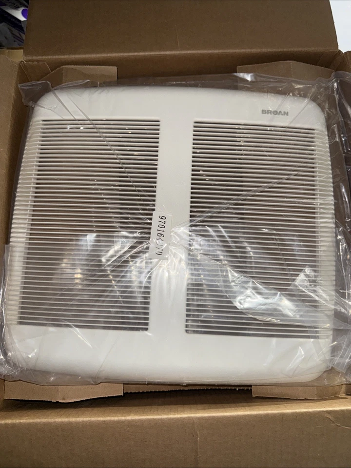 Ventilador Altavoz Broan SPK110 110-CFM 1.0 Sones Ventilador Inalámbrico Sensonic Blanco Bluetooth Foto 3 de 4