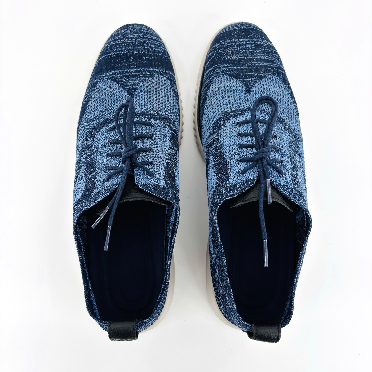 Mens 11.5 M Cole Haan 2.ZeroGrand Wingtip Oxford Blue Marine 