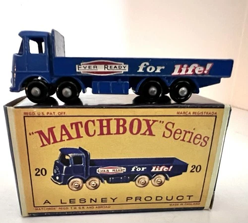 MATCHBOX LESNEY ERF 686 TRUCK -No. 20-B- 1959-1965 - MINT TRUCK W/BOX - MUST SEE