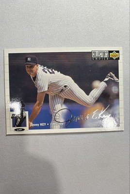 1994 Upper Deck Collector's Choice - Jimmy Key #160 Silver Foil Signature