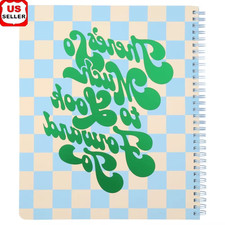 Large Spiral Notebook 11X9 Durable Metal Bound 160 Lined Pages College Ruled Dou