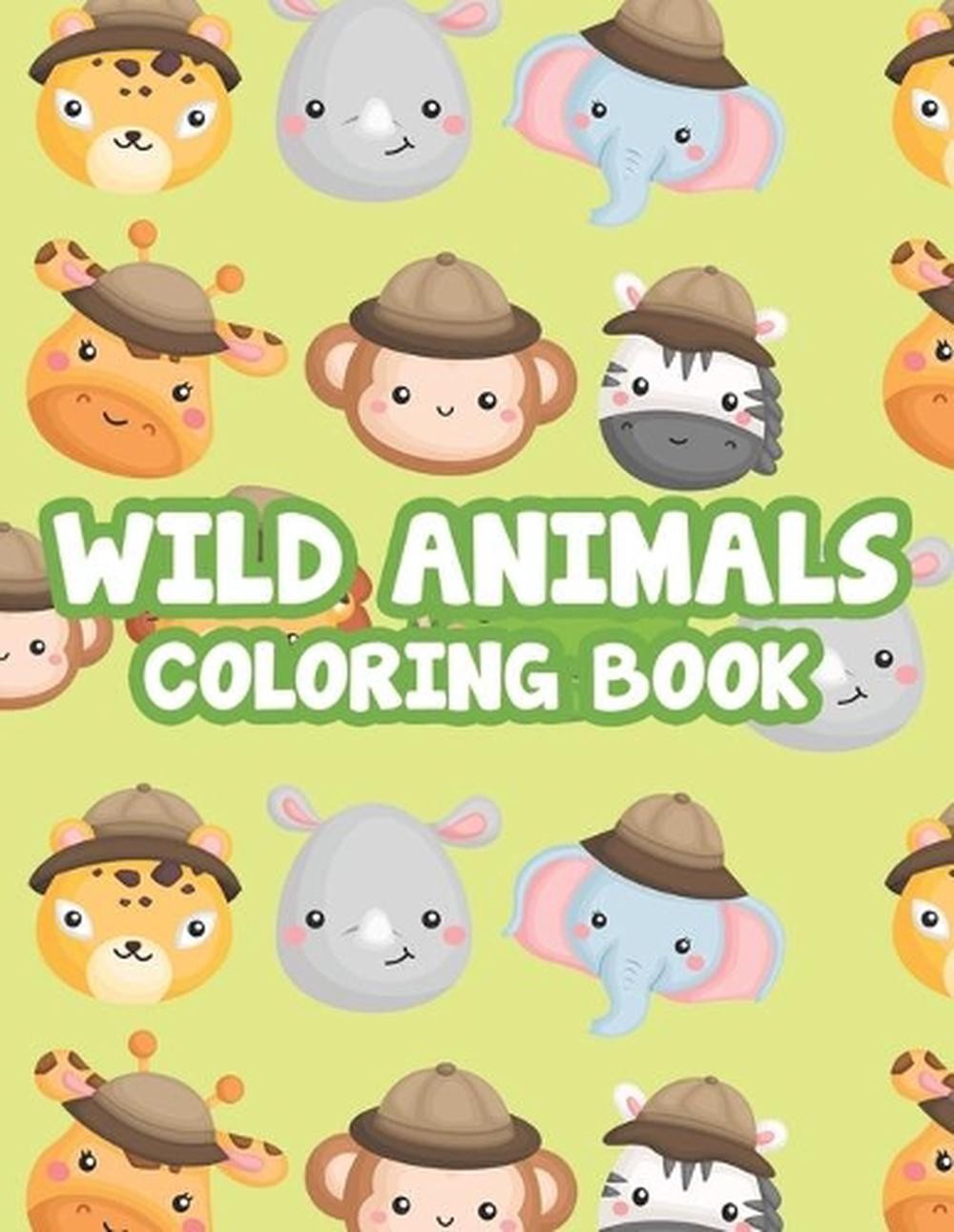 Wild Animals Coloring Book: Coloring Sheets Of Savannah Animals For Children, Il