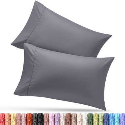 Pillow Covers by Utopia Bedding - Queen Size 2-Pack   - Pack of 2, Grey