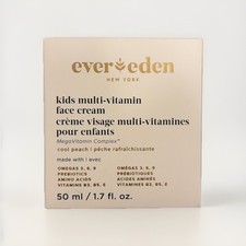 Ever Eden Nourishing Kid Face Cream Peach Lotion Moisturizer 3/28 Free Ship