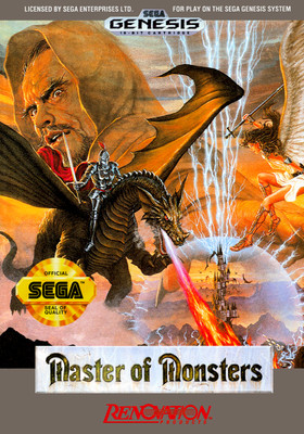 Master Of Monsters (Usa) Sega Genesis 2''X3'' Pin Button Badge