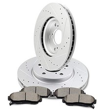 Front Brake Kits, 2PCS Brakes and Rotors and 4pcs Brake Pads fit for 2005