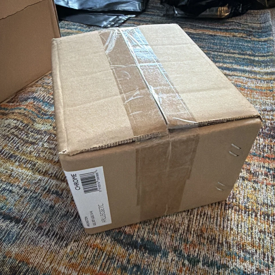 Tavistock Arlington Leg Set (Pack 4) Chrome. Vanity unit furniture   - Image 3 of 4