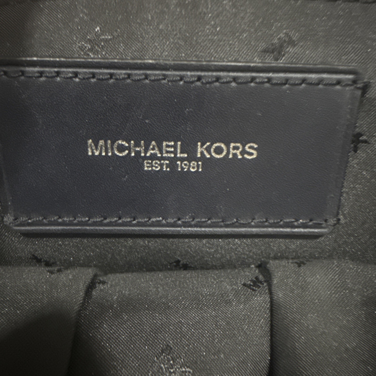 Rare Michael Kors Cooper Large Signature Jet Set Logo Backpack Unisex BalticBlue image 9