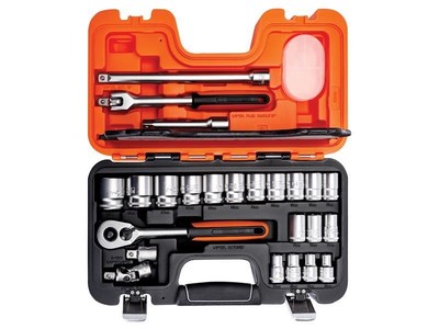 Bahco - S240 Socket Set of 24 Metric 1/2in Drive