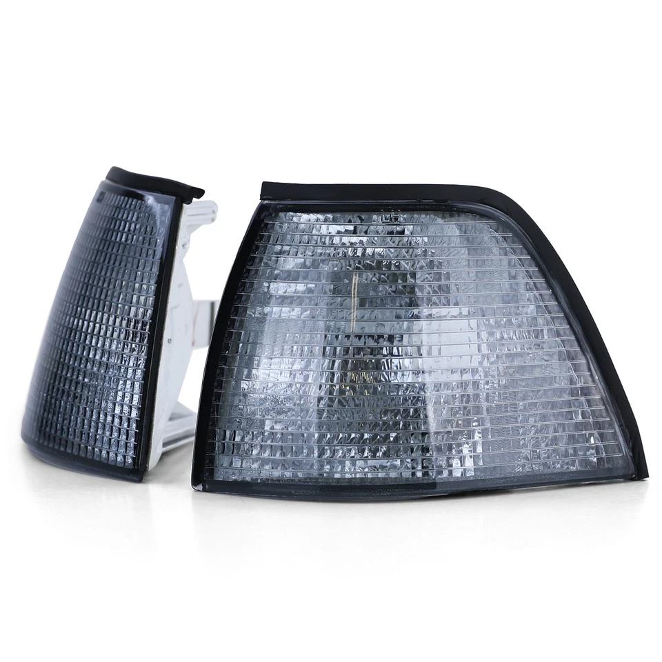 Indicatore di direzione nero fumo adatto per BMW Serie 3 E36 berlina Touring Compact 90-99 - Immagine 3 di 4