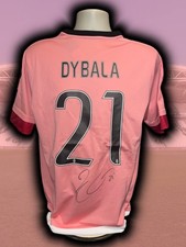 Maglia da trasferta retrò firmata a mano PAULO DYBALA Juventus - Proof