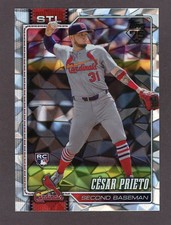 2026 Topps DIAMANTE FOIL Parallel Cesar Prieto RC St. Louis Cardinals
