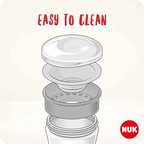 NUK Magic Cup cup 8+ months 230 ml leak-proof 360° drink edge BPA free pink, Cra - Foto 6 di 7