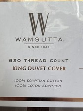 Wamsutta King Duvet Cover 620 Thread Count