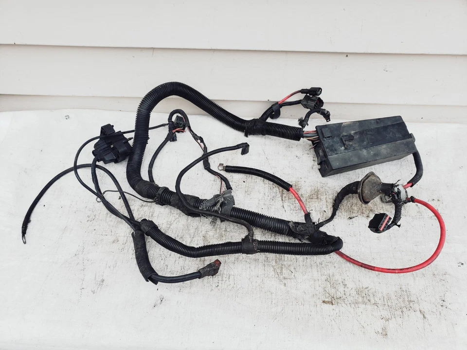 92-95 YJ Jeep Wrangler 4.0 MOTOR ARNÉS DE CABLEADO MANUAL 10 PINES AX15 6 cilindros Foto 4 de 4