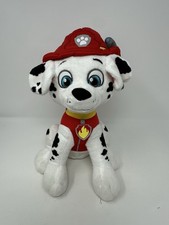 Nickelodeon Paw Patrol 11" Stuffed Plush Sitting Marshall Dalmatian Dog Cartoon