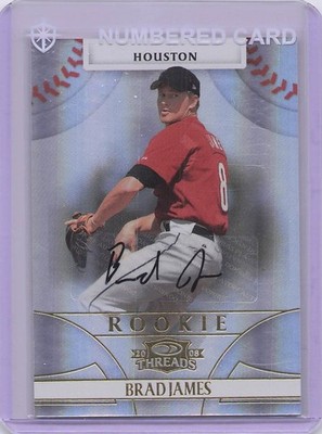 2008 Donruss Threads - Rookie Brad James #117 /1999 (AU, RC)