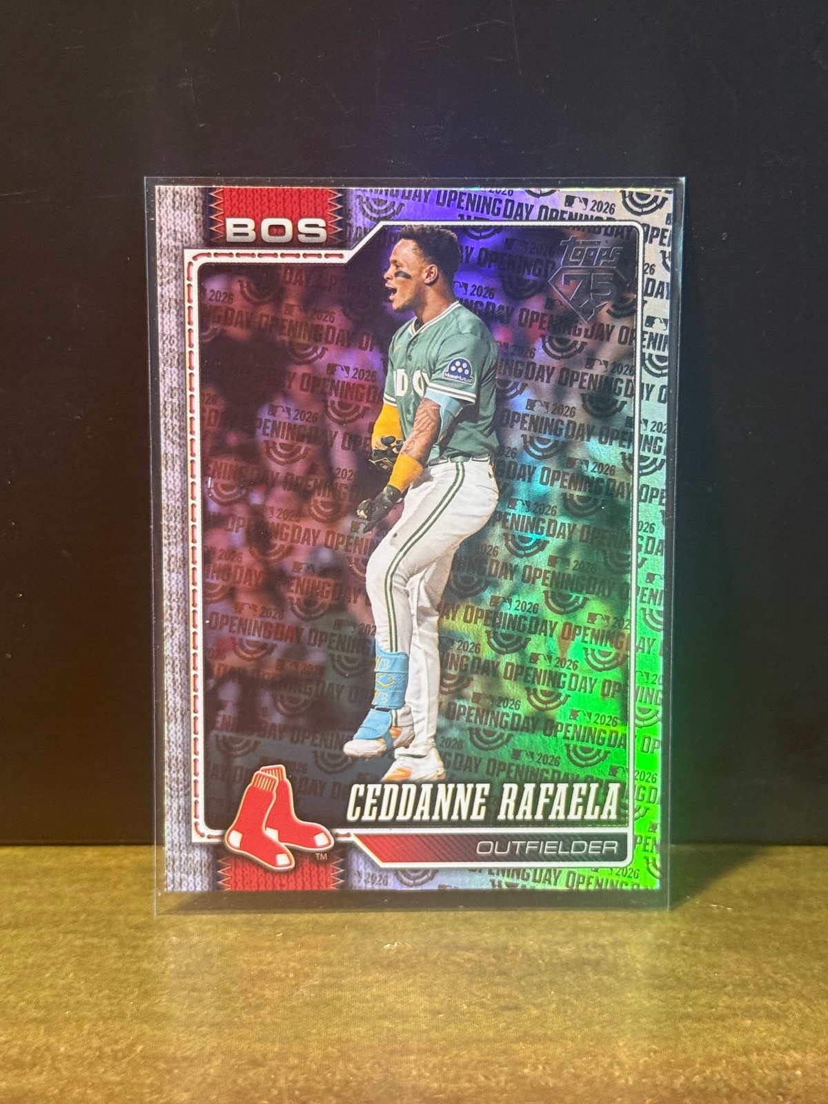 2026 Topps #101 Ceddanne Rafaela Opening Day Foil