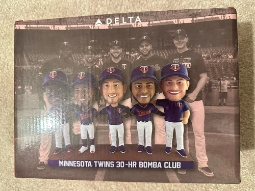 Minnesota Twins Quintuple Bobblehead MLB Baseball Bomba Club Squad SGA NIB