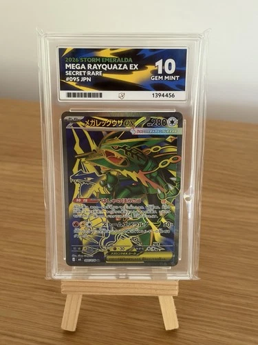Ace 10 Mega Rayquaza EX 095/076 Secret Rare Storm Emeralda