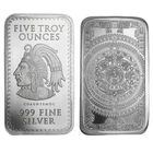 Ebay Live 33.37 (GSM) Aztec Mayan Calendar 5 oz Silver Bar