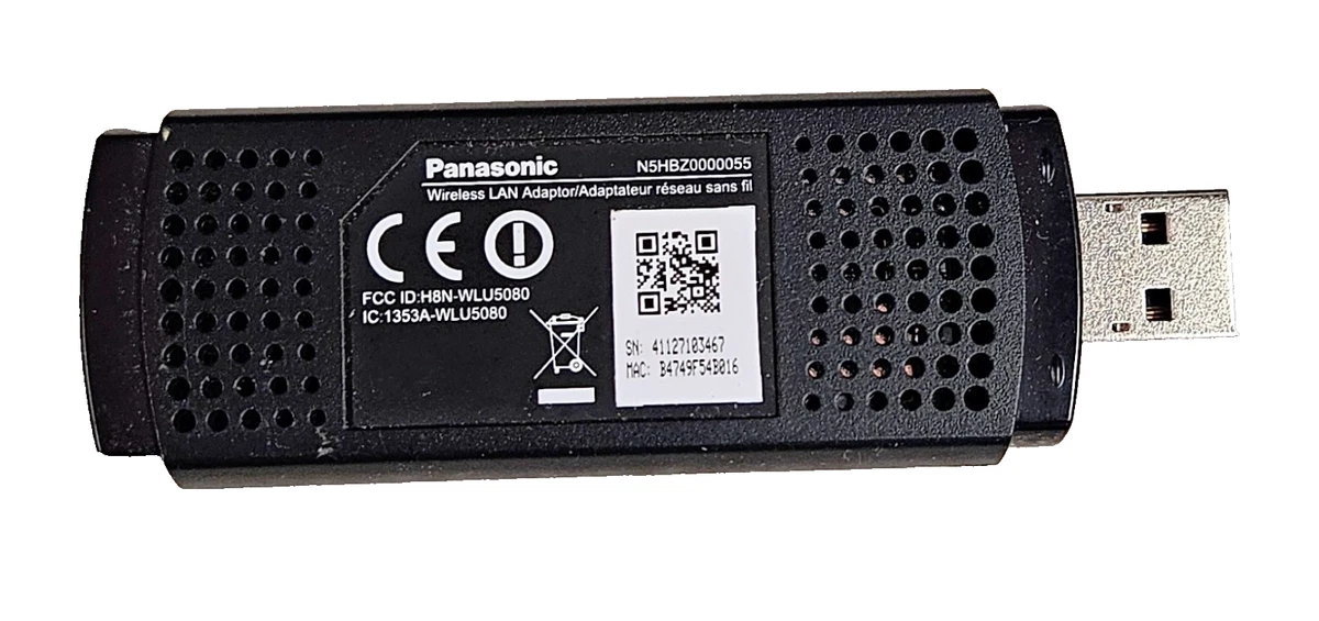 Panasonic Wireless-Wi-Fi 802.11n USB Wi-Fi Network Adapters for