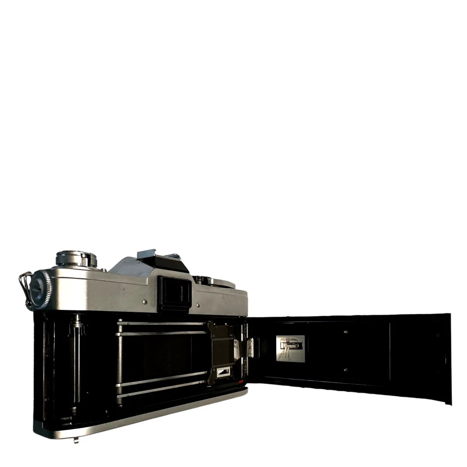 Cámara fotográfica Canon FT QL 35 mm SLR con lente Canon FD 50 mm F 1,8 + estuche y cubierta Foto 2 de 4