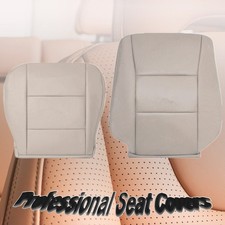 For 1998-2007 Toyota Land Cruiser Driver Bottom Top Leather Seat Cover Tan For 1998-2007 Toyota Land Cruiser Driver Bottom Top Leather Seat Cover Tan