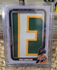 Shea Langeliers 🐘 ONE OF ONE ⚾️ Own The Name 🔥 LETTER PATCH 