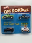 Vintage Hot Wheels 1985 Off Road 4x4 Special Pack of 4 Cars REAL RIDERS - 1:64
