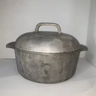 VTG Wagner Ware Sidney O Magnalite 4248P Cast Aluminum Dutch Oven Roaster w/ Lid