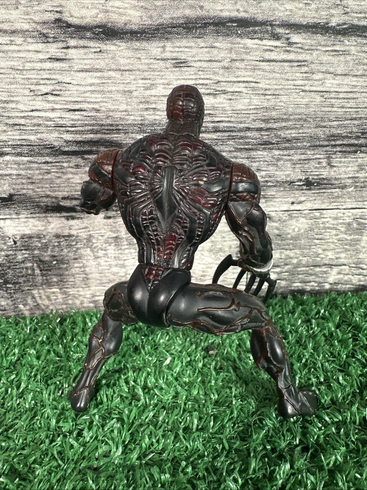 1997 Marvel Spider-Man Along Came A Spider Spider-Carnage boneco Toybiz vintage. - Imagem 3 de 4
