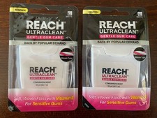 Reach Cinnamon Mint Dental Floss Gentle Gum Care Woven Soft 50yd - Lot of 2 New 
