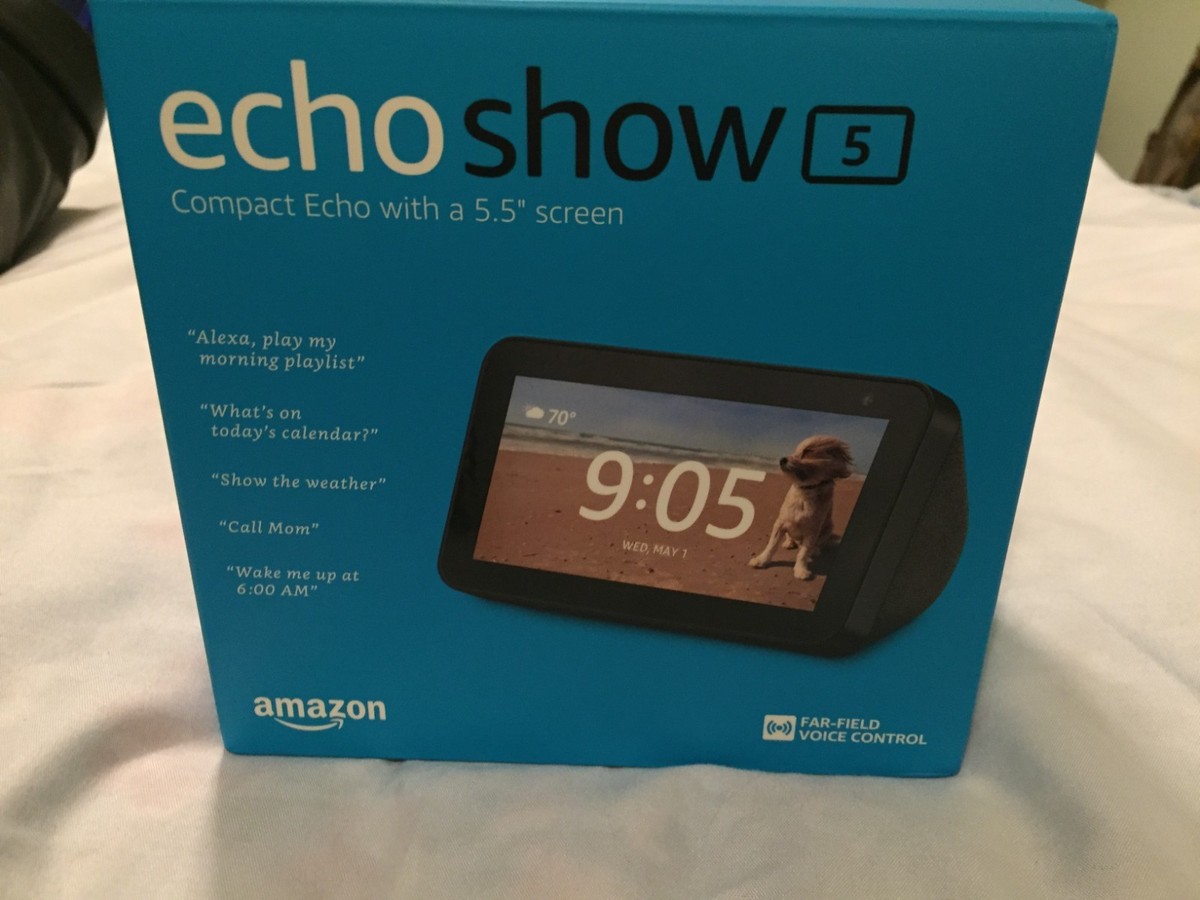 Amazon Echo Show (2nd Gen) Smart Display Speaker Charcoal for