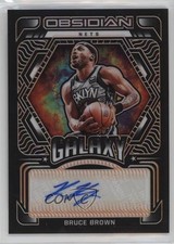 2021-22 Panini Obsidian Galaxy Electric Etch Orange 32/50 Bruce Brown Auto 17d3