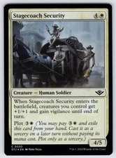 Stagecoach Security C Outlaws of Thunder Junction # 30 NM Foil