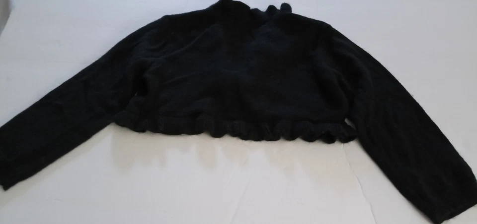 Suéter corto negro George Little Girls talla 3T Foto 2 de 3