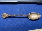 Art Nouveau Sterling Silver Demitasse Spoon - Iris Figural Twisted Handle - 9g