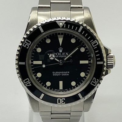 Rolex Submariner Vintage no date Stahl 5513 Herrenuhr von 1983
