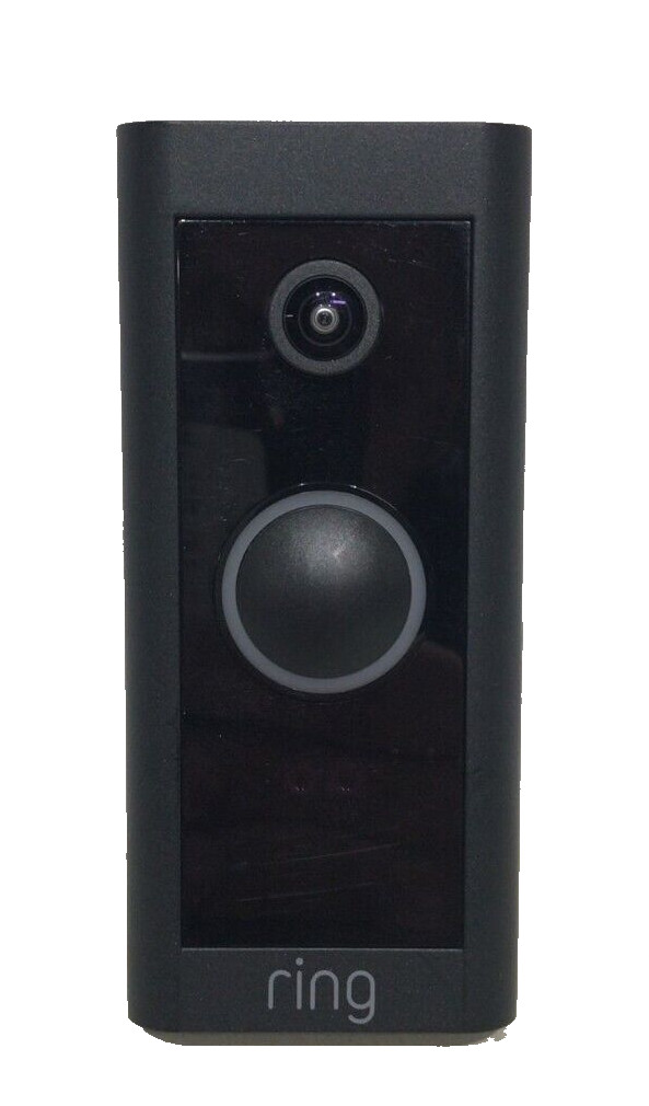 Ring Video Doorbell Wired Night Vision 2.4 GHz wifi 1080p HD Camera - Black used